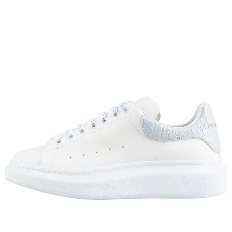 Alexander McQueen Oversized Sneaker 'White Light Blue Crocodile' 625162WIBNG9760