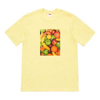 Supreme SS19 Fruit Tee Pale Yellow SUP-SS19-242