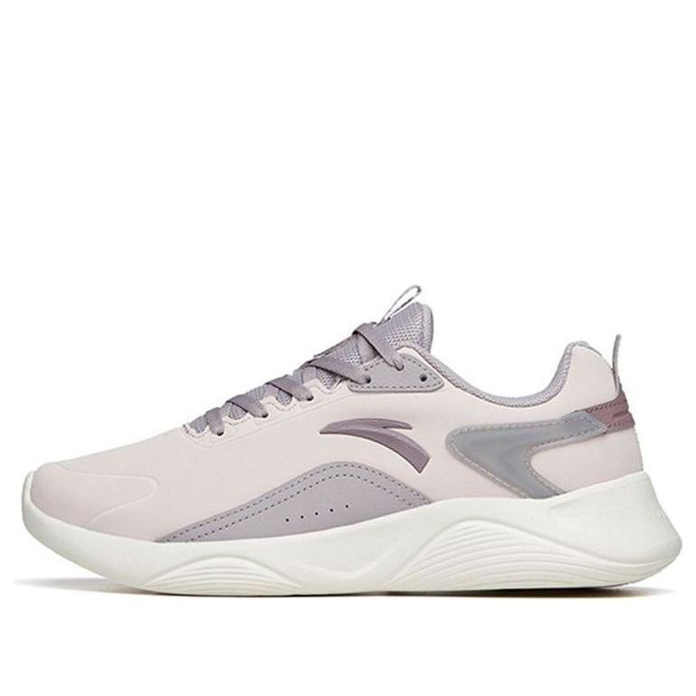 (WMNS) ANTA Running Series Sneakers Leather 'Ash Purple' 122215571-6