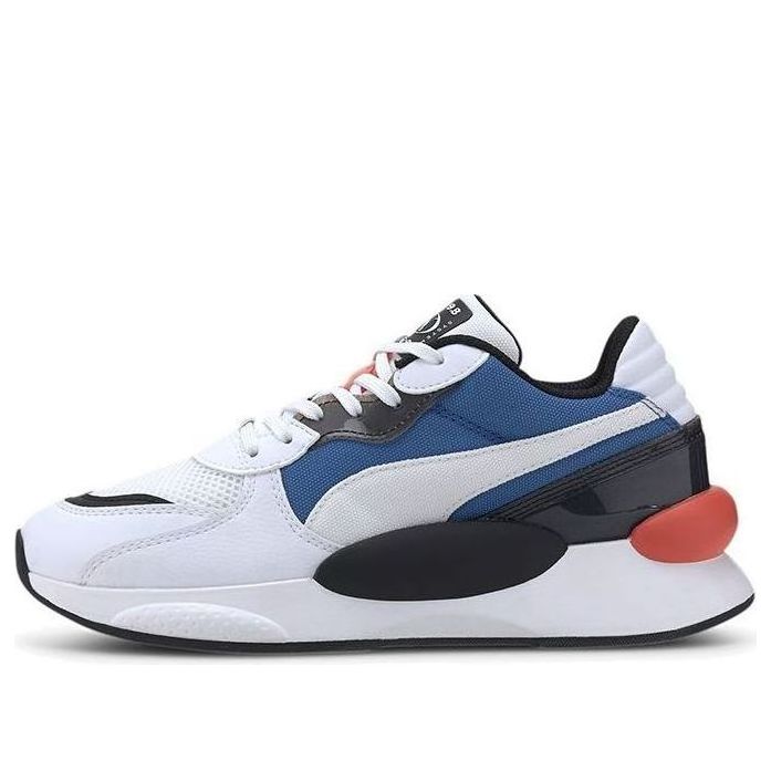 (GS) PUMA Rs 9.8 Fresh Low Top Running Shoes Black/White/Blue 372060-01