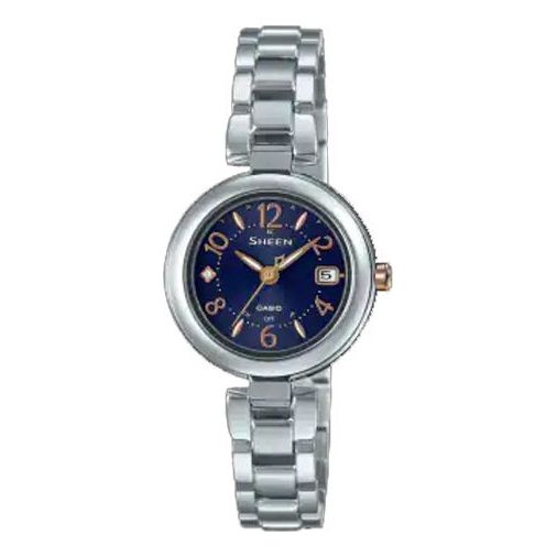 CASIO SHEEN Series Wrist /Silver Solar Powered Blue Analog SHW-7100TD-2AJF