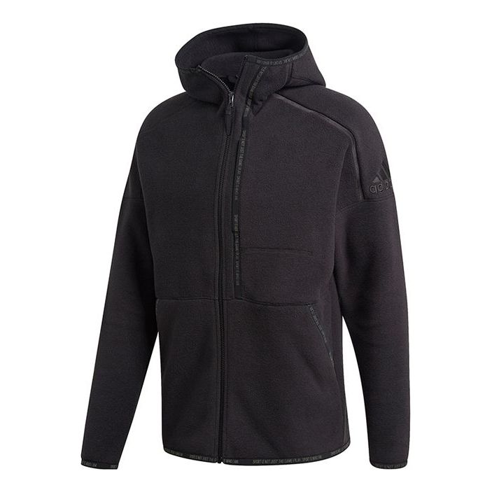 adidas M Zne Hd P Fl Sports Hooded Jacket Black DX7646
