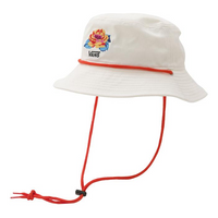 Vans Needlework Bucket Hat 'White Red' VN0A5I3P7VJ