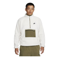 Nike Club Winter half-zip fleece jacket 'White olive' DQ4881-133
