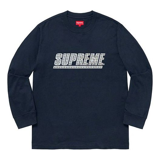 Supreme SS20 Week 4 Studded LS Top Logo Tee SUP-SS20-123