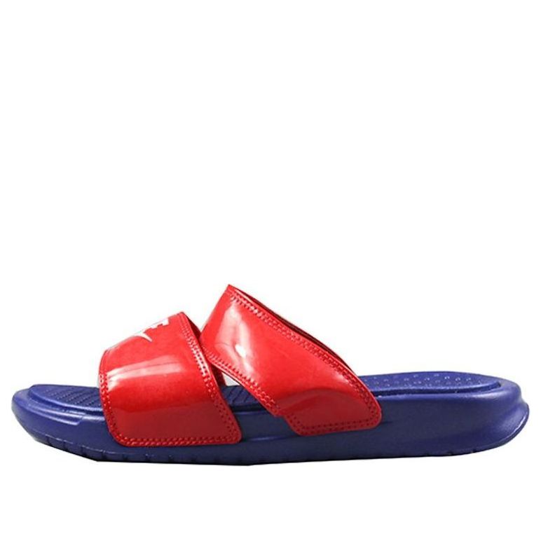 (WMNS) Nike Benassi Duo Ultra Slide 'Deep Royal Blue Red' 819717-404