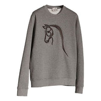 Men's HERMES SS21 Adornment Pattern Sports Classic Gray H167540HA76