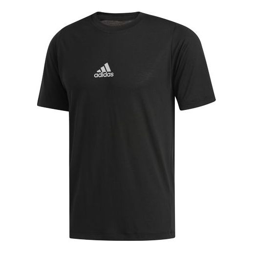 adidas Training Sports Round Neck Short Sleeve Black ED8320