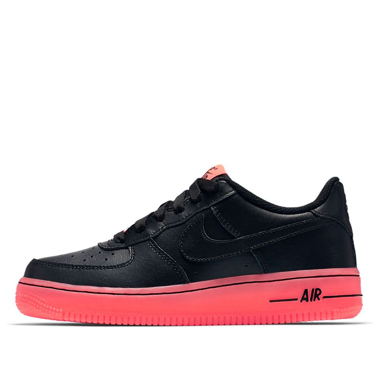(GS) Nike Air Force 1 Premium 'Black Hot Lava' 748981-001