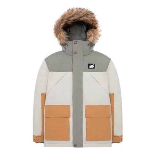 New Balance x Tyakasha Color Block Jacket Asia Sizing 'Grey White Orange' NPA4N413-BEI