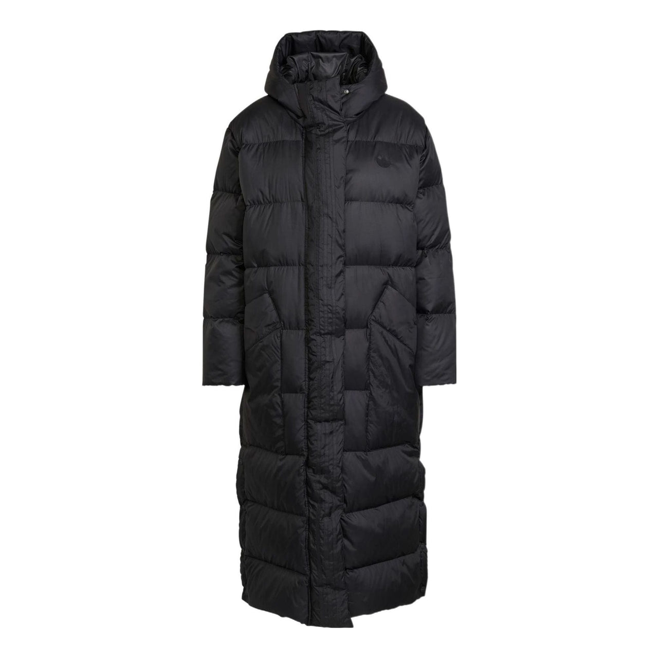 adidas Long Down Jacket Asia Sizing 'Black' HK5241