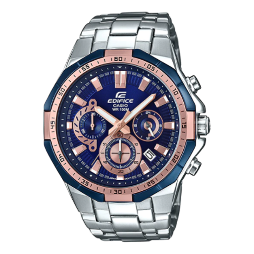 CASIO EDIFICE Series Classic Leisure Stainless Steel Men's Mens Blue Analog EFR-554D-2AV
