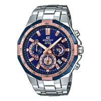CASIO EDIFICE Series Classic Leisure Stainless Steel Men's Mens Blue Analog EFR-554D-2AV