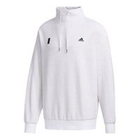 adidas Wj Crew Story Sports Stand Collar Pullover White FJ0203