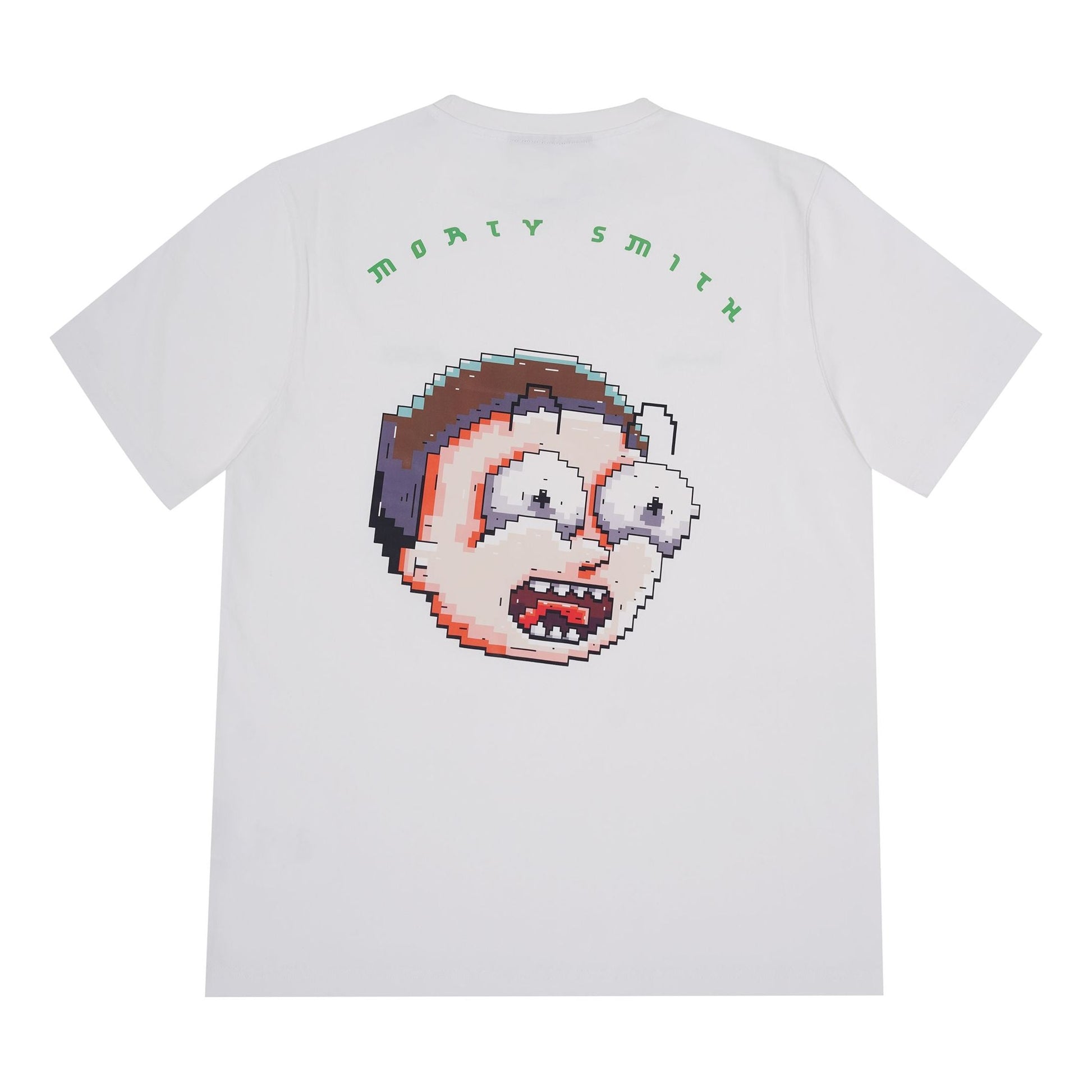 ASICS x Rick and Morty Crossover Cartoon Printing Retro Casual Round Neck Short Sleeve Couple Style White 2203A031-100