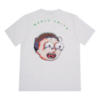 ASICS x Rick and Morty Crossover Cartoon Printing Retro Casual Round Neck Short Sleeve Couple Style White 2203A031-100