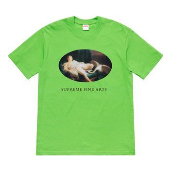 Supreme SS19 Leda And The Swan Tee Green SUP-SS19-387