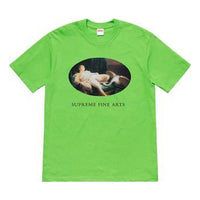 Supreme SS19 Leda And The Swan Tee Green SUP-SS19-387