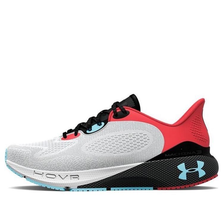 (WMNS) Under Armour HOVR Machina 3 'White Red' 3025703-100