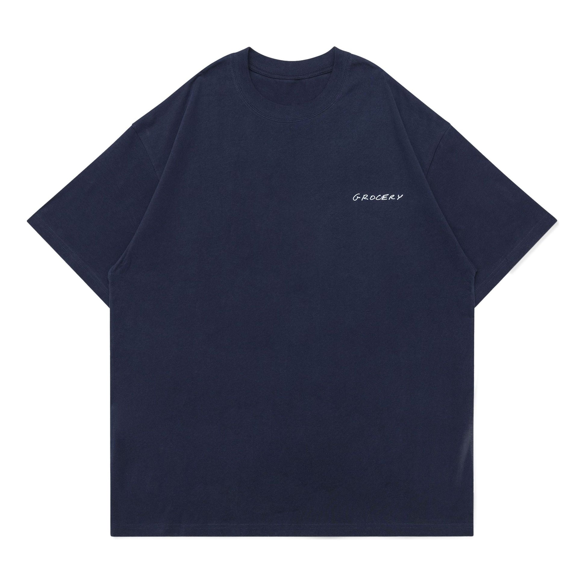 Grocery Penny Tee By Adam Lister GRO-PENNY-NAVY