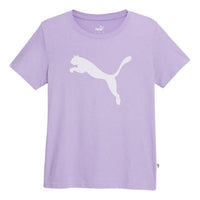(WMNS) PUMA Essentials Big Cat Logo Tee 'Purple' 678900-25