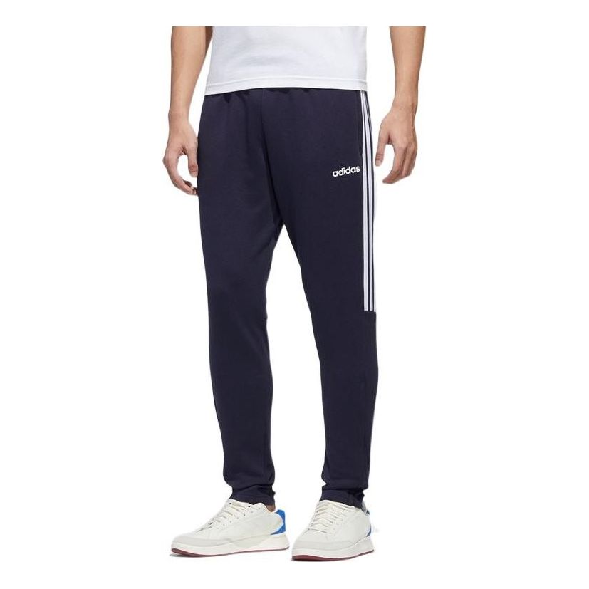 adidas Solid Color Stripe Lacing Men's Blue GD5964