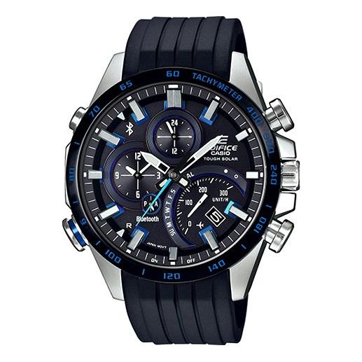 CASIO EDIFICE Waterproof Solar Powered Mens Blue Analog EQB-501XBR-1A2021