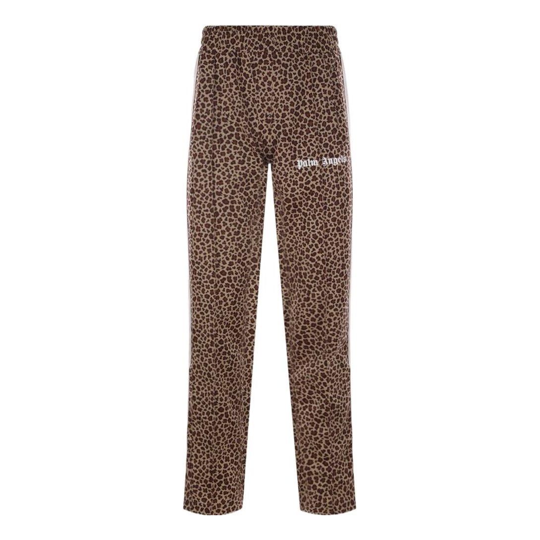 Palm Angels Leopard Track Pant 'Brown' PMCJ001S22FAB0106103