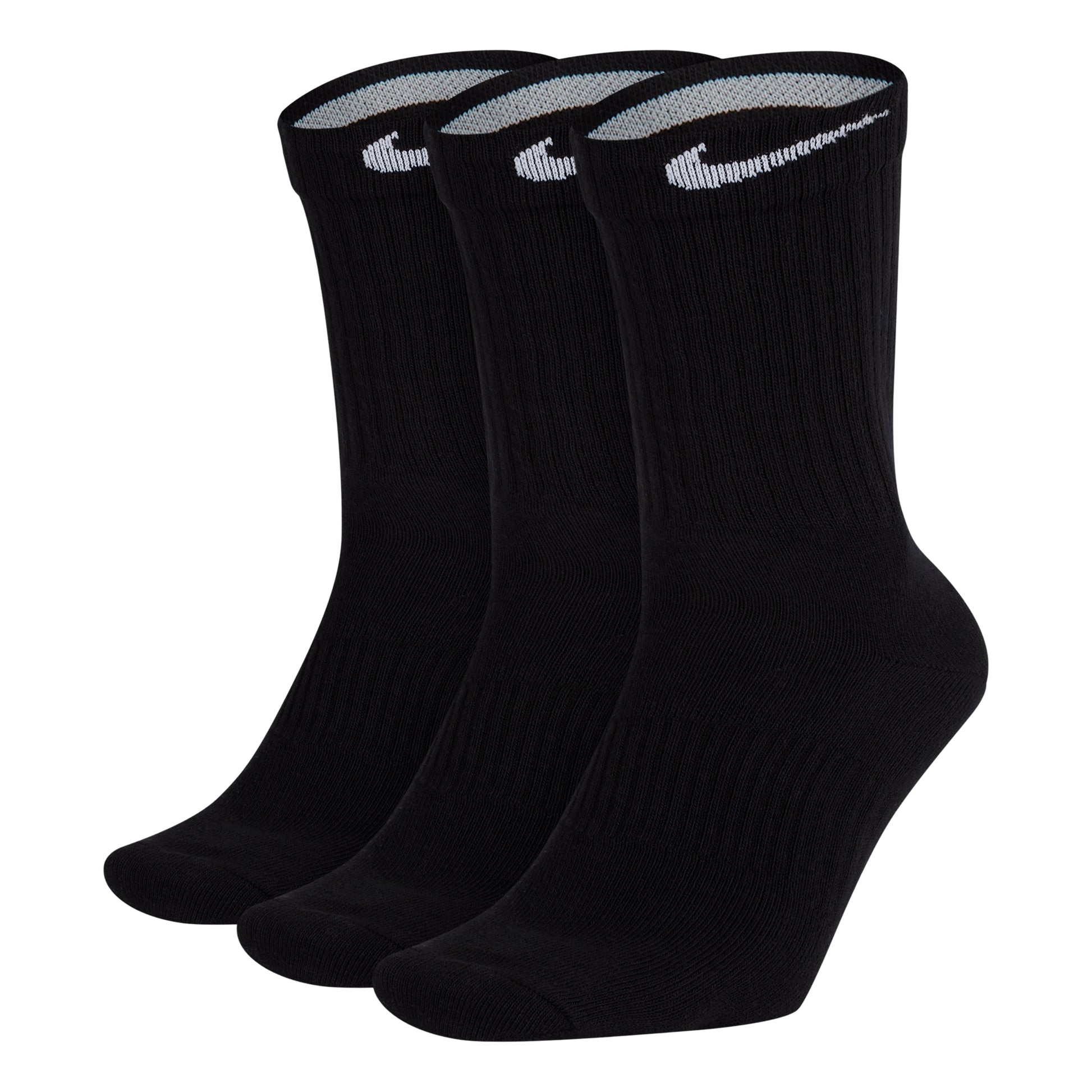 Nike Premium 3 Pack Crew Socks 'Black' SX4704-001