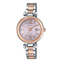 Casio Sheen Analog Watch 'Silver Rose Gold' SHS-4521SET-4A