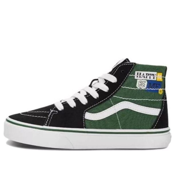 (PS) Vans Happy To Be SK8-Hi Tapered VR3 Shoes 'Black Green' VN0007PZBMV
