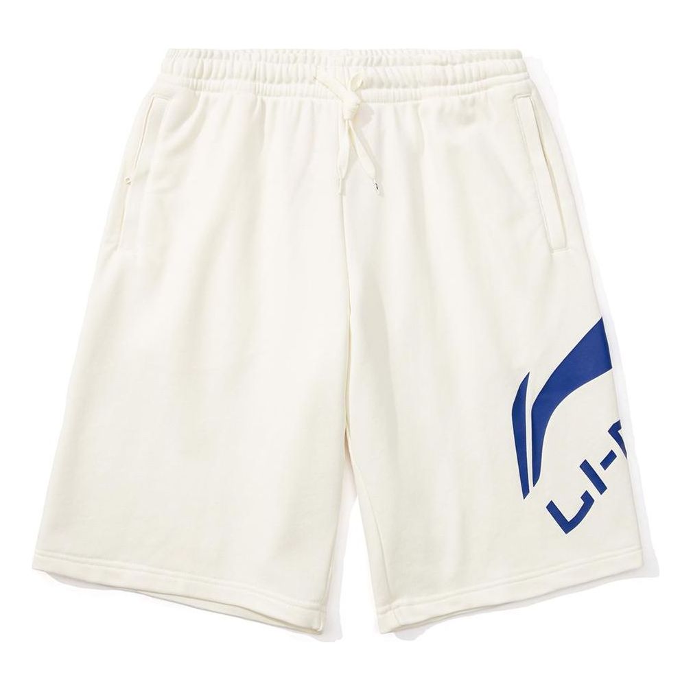 Li-Ning Graphic Shorts 'Beige' AKSS953-4