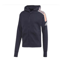 adidas Stripe Hooded Jacket Navy Blue FI7976