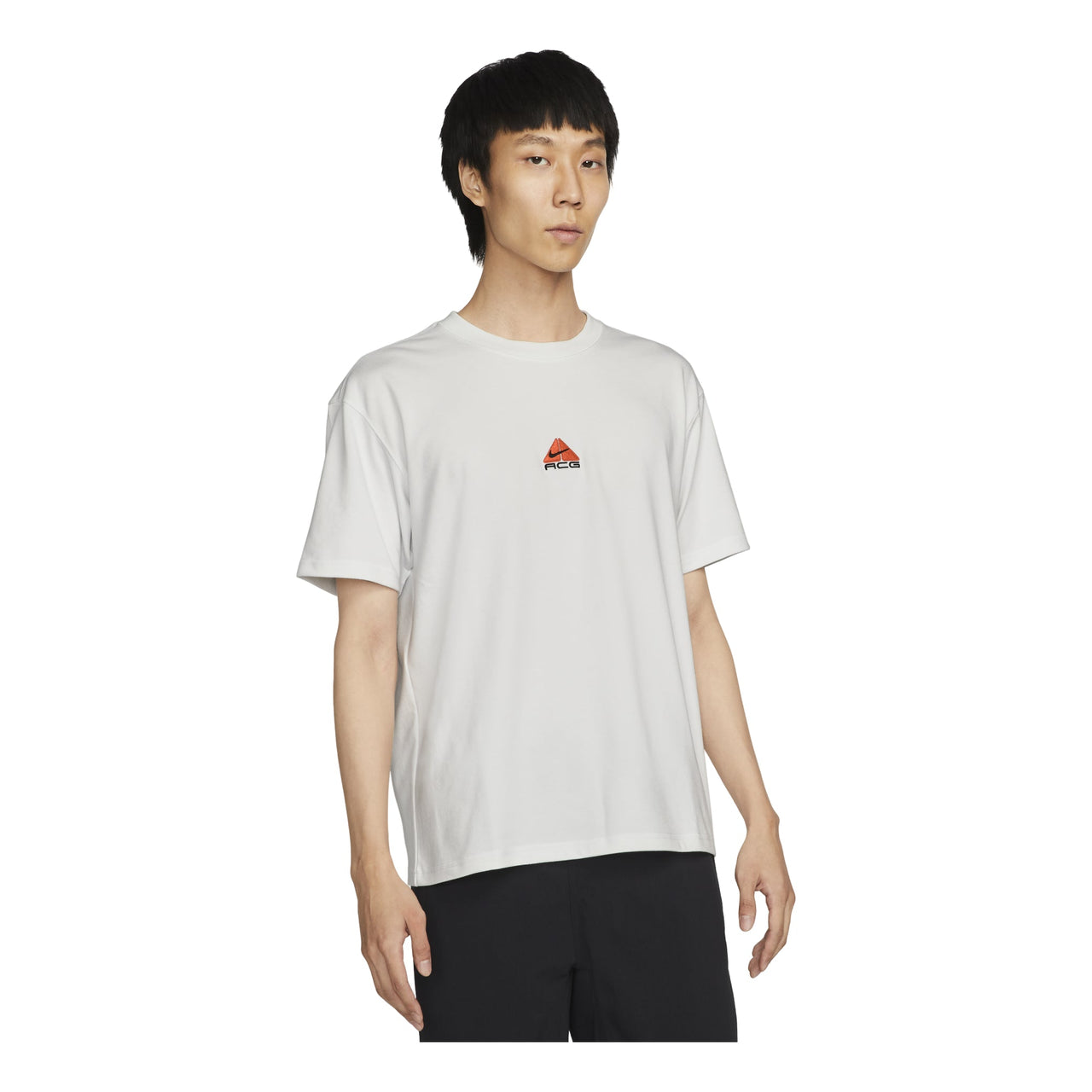 Nike As M Nrg Acg Ss Solid Color Chest Pattern Printing Round Neck Short Sleeve White DQ1816-121