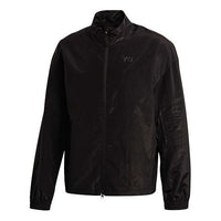 Men's Y-3 Sports Zipper Stand Collar Jacket Black FN3397