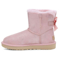 (WMNS) UGG Mini Bailey Bow II Shimmer Pink 1112533-PCD