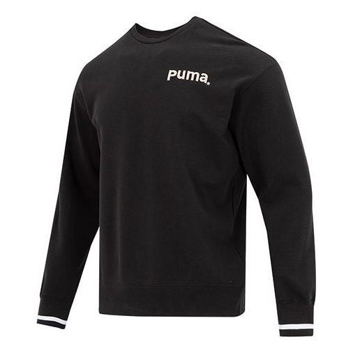 PUMA Team Crew Tr Logo Sweater 'Black' 620614-01