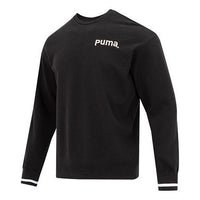 PUMA Team Crew Tr Logo Sweater 'Black' 620614-01
