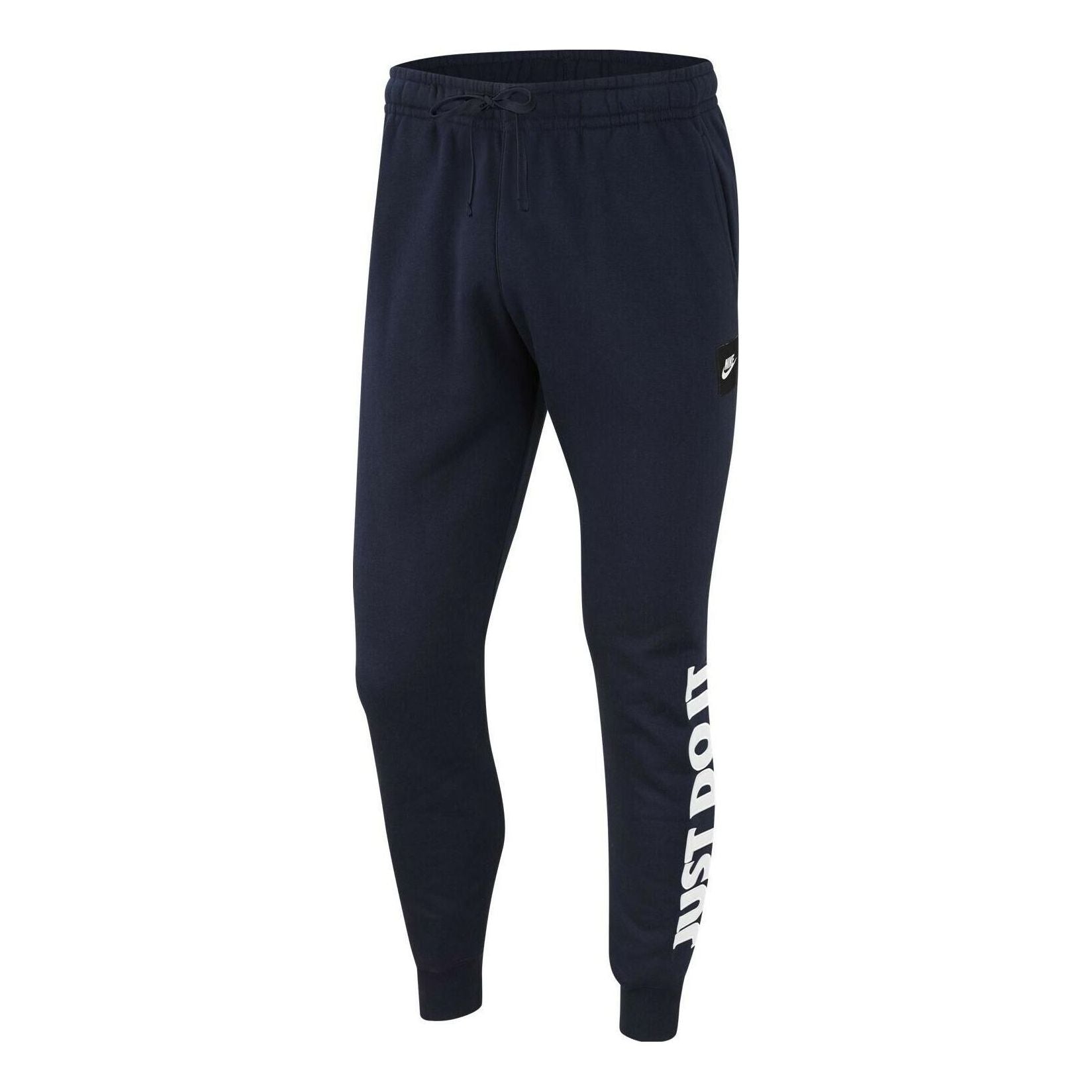 Nike Sportswear Just Do It Fleece Sweatpants 'Navy' BV5114-451