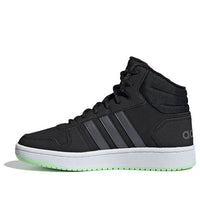 (GS) adidas Hoops 2.0 Mid Shoes 'Black Grey' EE6704