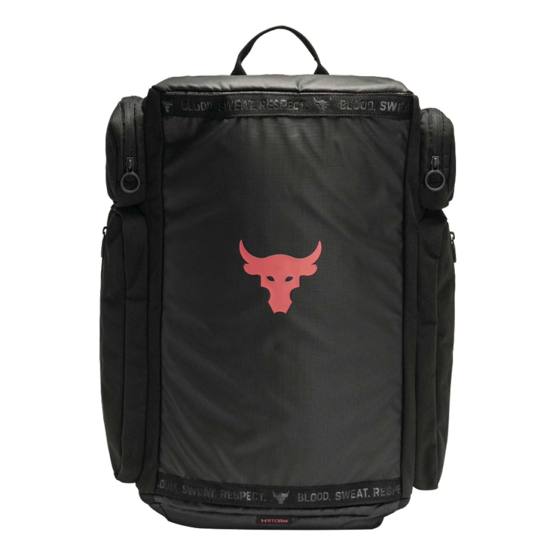 Under Armour Project Rock Duffle Backpack 'Black Red' 1376459-001