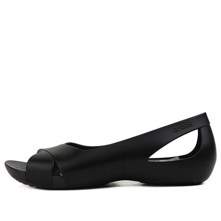 (WMNS) Crocs Serena Fashion Stylish Black Sandals 206106-001