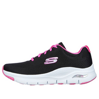 (WMNS) Skechers Arch Fit Shoes 'Black Pink' 149057-BKFS