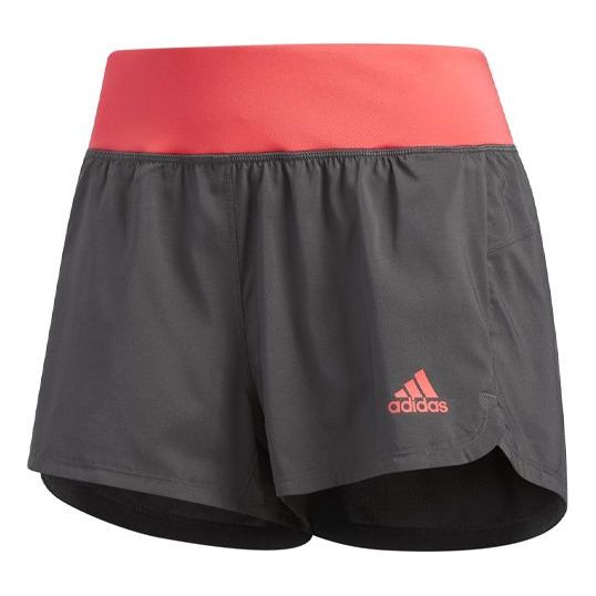 (WMNS) adidas 2IN1 Printing Sports Shorts Gray DU3494