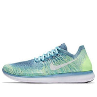 (WMNS) Nike Free RN Flyknit 2017 'Blue Moon White Mica Blue' 880844-401