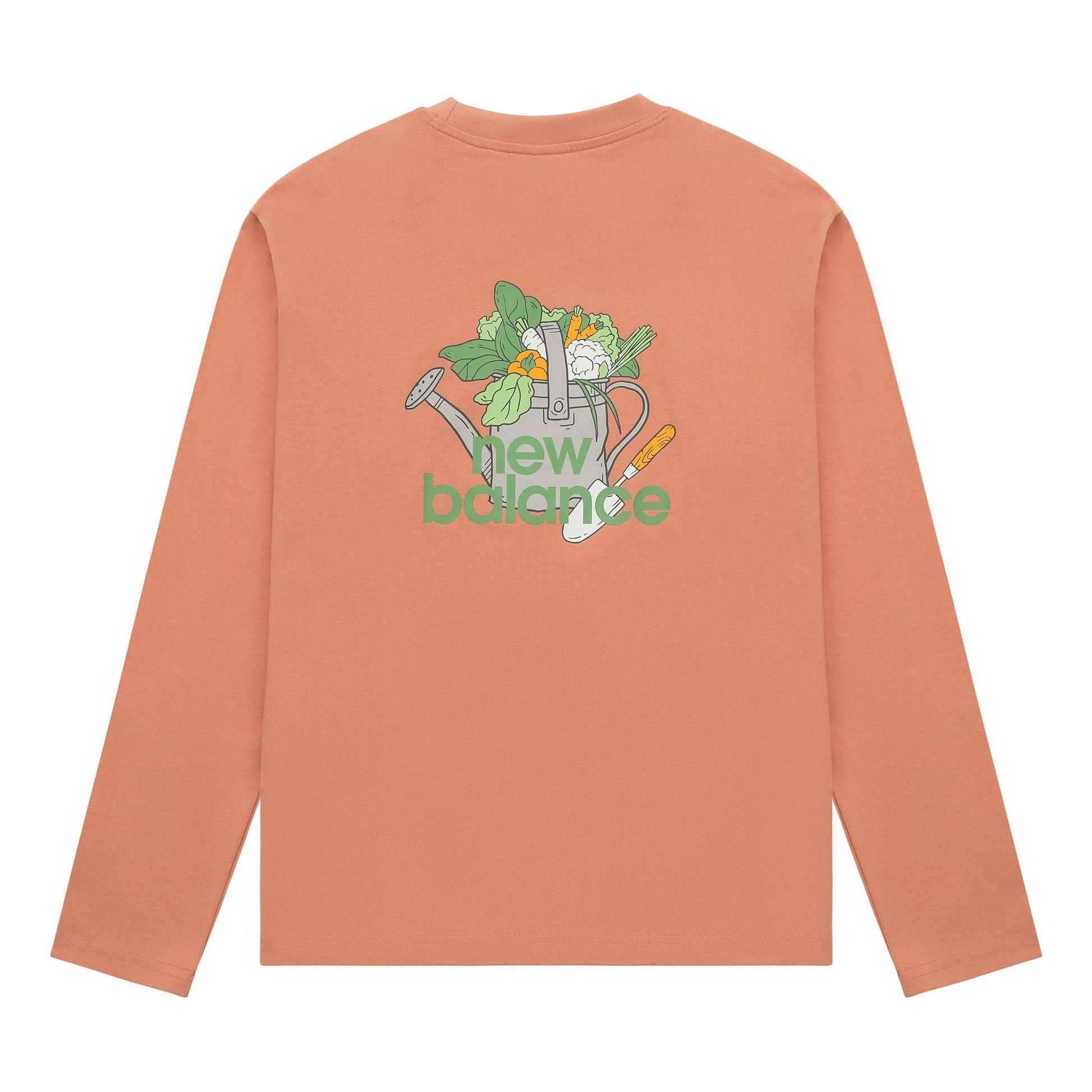 New Balance Logo Graphic Print Top Asia Sizing 'Orange' AMT31329-SCE