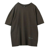 Fear of God Essentials Short Sleeve Black Logo Tee FOG-SS20-002