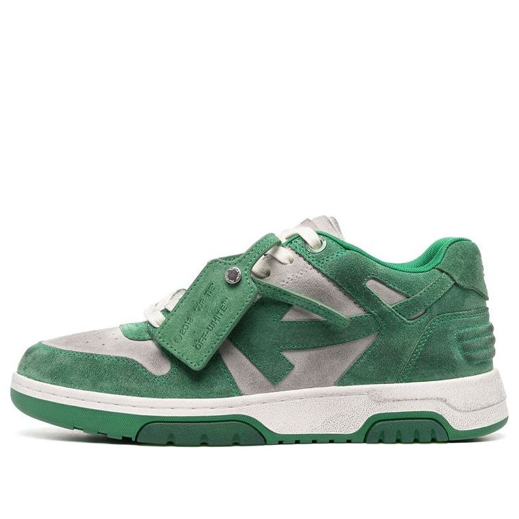 Off-White Out Of Office Low-Top Sneaker 'Green White' OMIA189S23LEA0110155