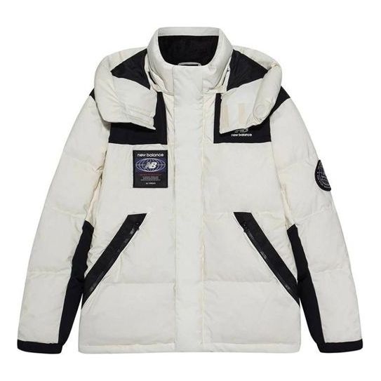 New Balance Winter Padded Down Jacket Asia Sizing 'White Black' NPA43131-CRE