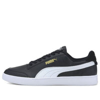 PUMA Shuffle Casual Skateboarding Shoes Unisex Black White 382141-04